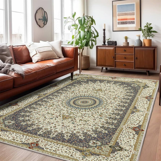 Luxury Cashmere Area Rug – Ultra-Soft, Cozy, Fade-Resistant Floor Decor For Living Room & Bedroom