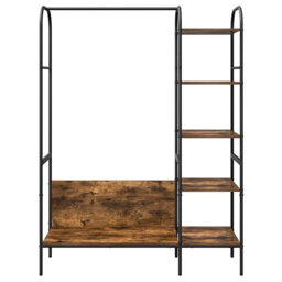Clothes Rack With Shelf 120 X 44 X 160 Cm Engineered Wood