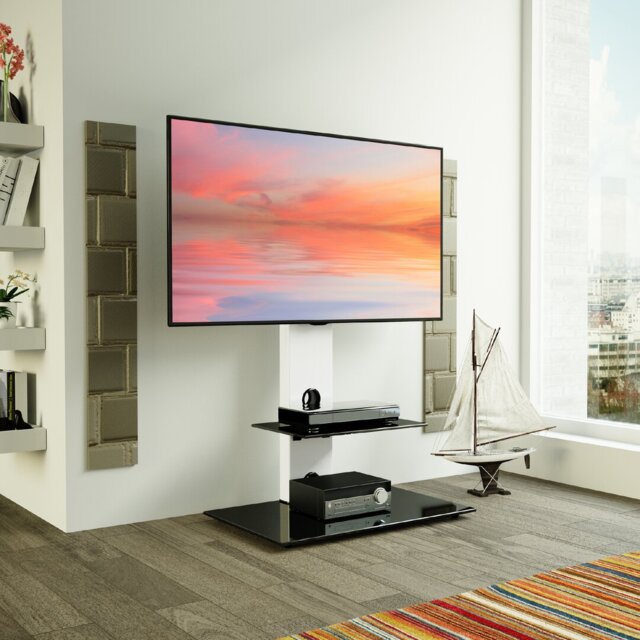 "Alianna Pedestal TV Stand for TVs up to 65"""