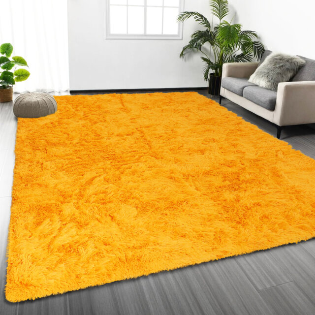 Plush Shaggy Area Rug â Soft High Pile Floor Rug For Living Room, Bedroom & Lounge