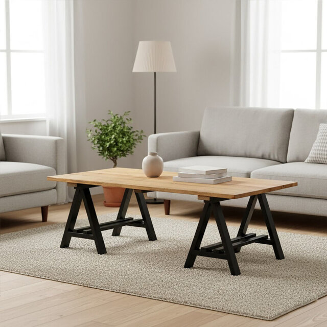 Best Trestle Coffee Table