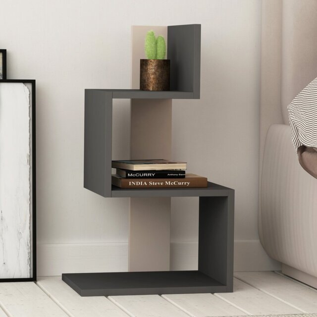 Chambers Modern 3-Tier Side Table