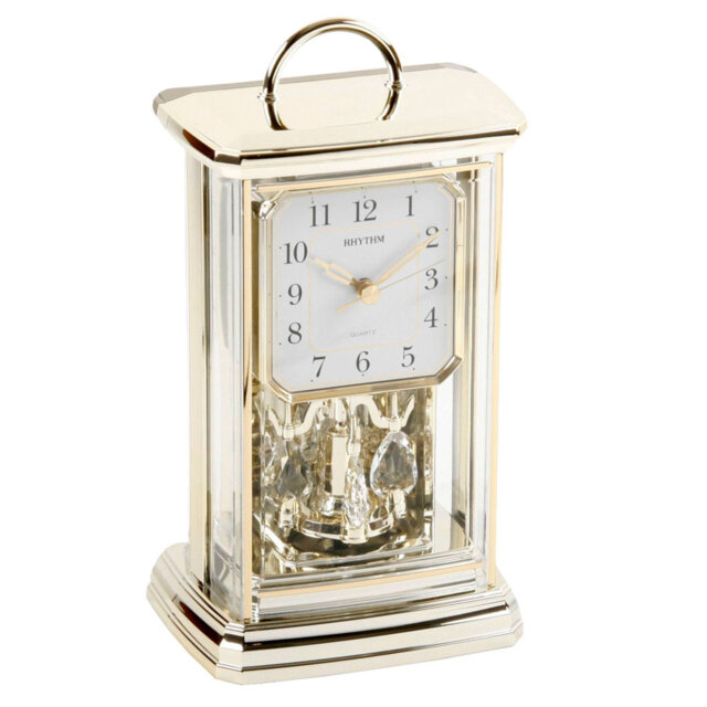 Kimsey Analogue Plastic / Acrylic Quartz Movement / Crystal Tabletop Clock