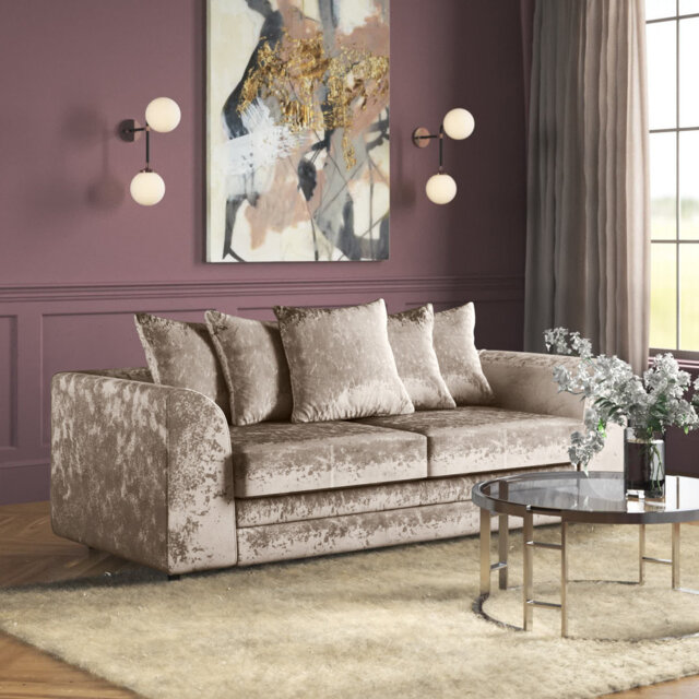 Romelia Velvet Sofa
