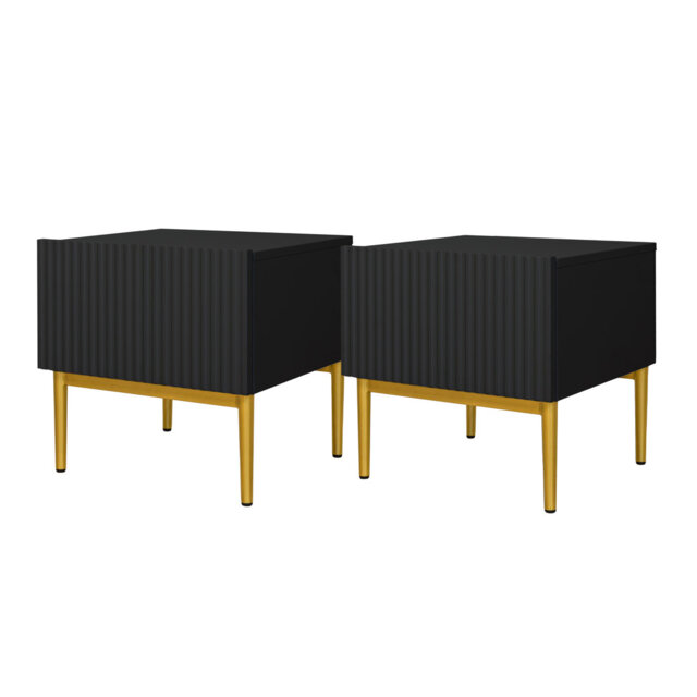 Alantra 46cm W Laminate Bedside Table