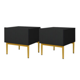 Alantra 46cm W Laminate Bedside Table