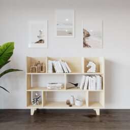 Micaylah 106cm H x 140cm W Standard Bookcase