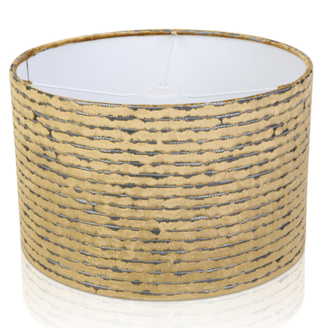 25cm H Polyester Drum Lamp Shade ( Screw On )