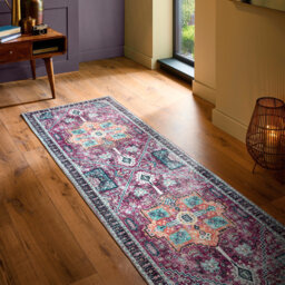 Washable Granada Ruby 67X200cm Runner