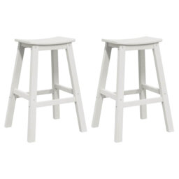 Bar Stool HDPE Garden Furniture Outdoor Seating Modern Terrace