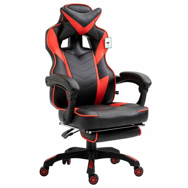 Symple Stuff Adjustable Faux Leather Swiveling PC & Racing Game Chair