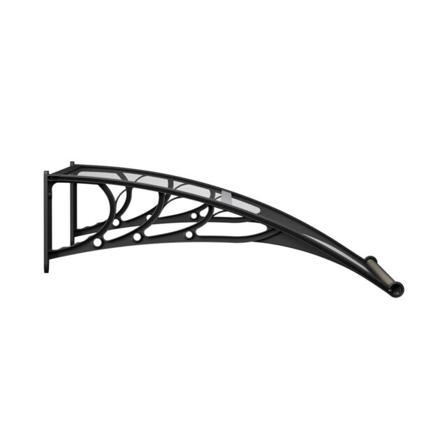 Outdoor Transparent Door Canopy Window Awning with Drainage Channel