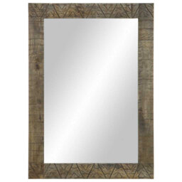 Solid Mango Wood Rectangle Mirror