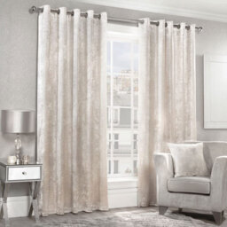 Eleanora Crushed Velvet Eyelet Panels