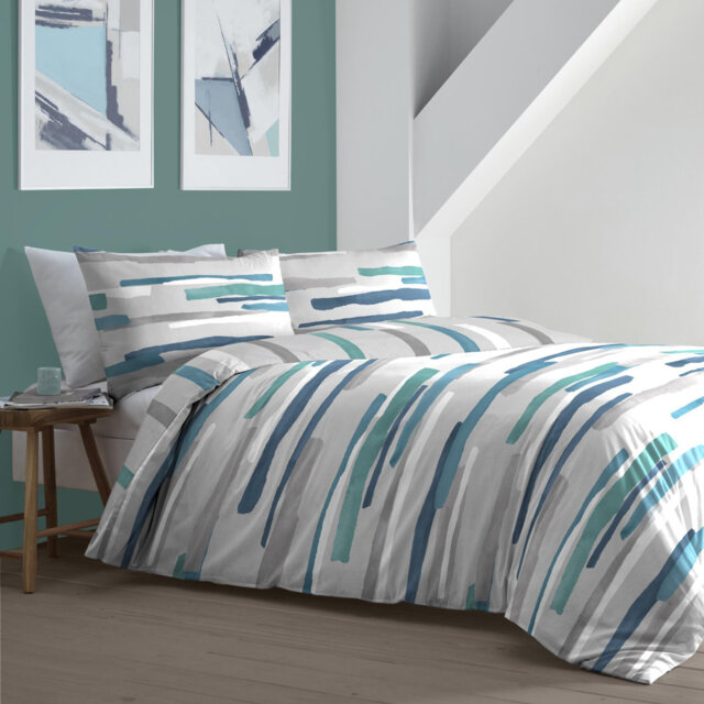 Polyester Abstract Duvet Cover Set with Pillowcases Included