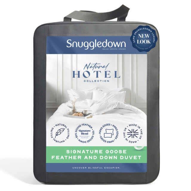 Luxurious Hotel Snuggledown Signature Goose Feather & Down Duvet 10.5 Tog All Year Round Premium Duvet