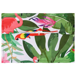 Leaf Design Cushion Cover