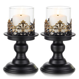 Metal Tabletop Candlestick