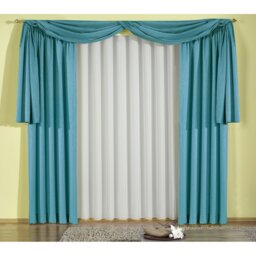 Friedland Synthetic Pencil Pleat Curtain Pair, opaque