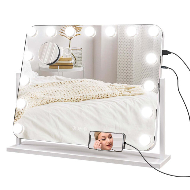 Demetrias Metal Rectangle Floor Mirror