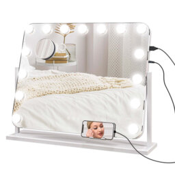 Demetrias Metal Rectangle Floor Mirror