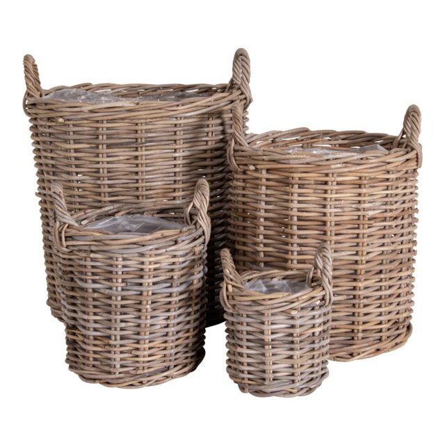 August Grove Wicker Decorative Basket