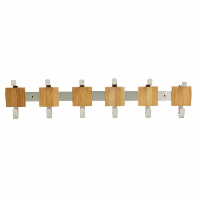 Wall 6 - Hook Wall Mounted Coat Rack