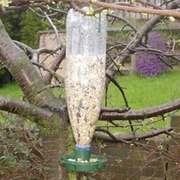 Gabriela Bottle Bird Feeder