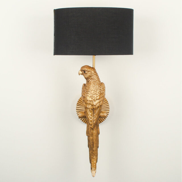 Parrot Wall Light Silver