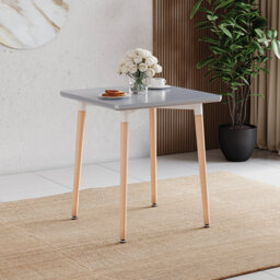 Joey Beech Solid Wood Base Dining Table