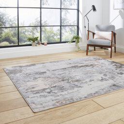 Milsom area rug Machine Woven Rectangle Grey
