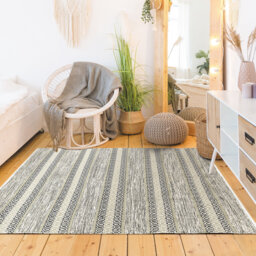Willena Flatweave Cotton Beige Rug
