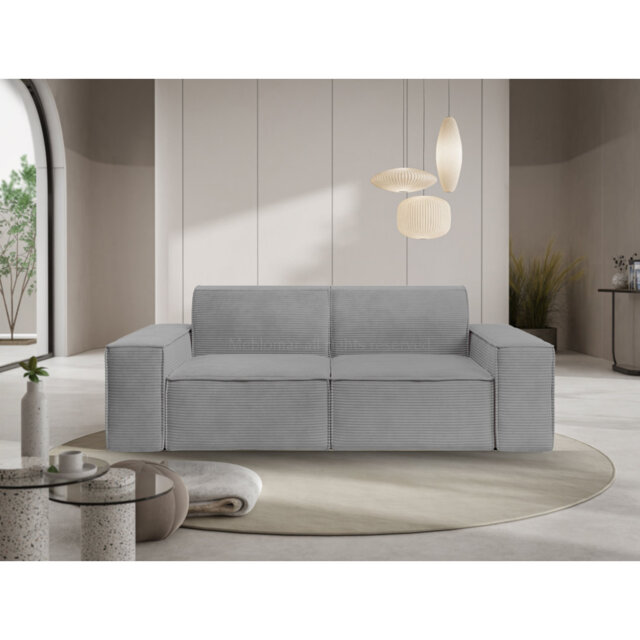 Edmeston 214Cm Recessed Arm Loveseat