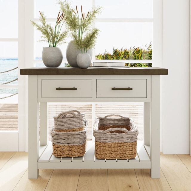 Brents Drawer Console Hallway Table Wit Open 100cm Wide