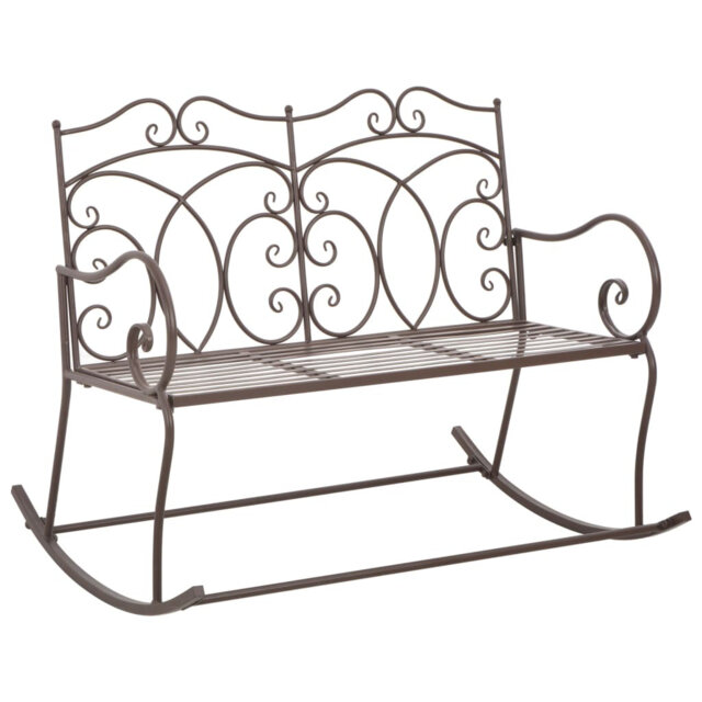 Coova Wrought Iron Park Bench