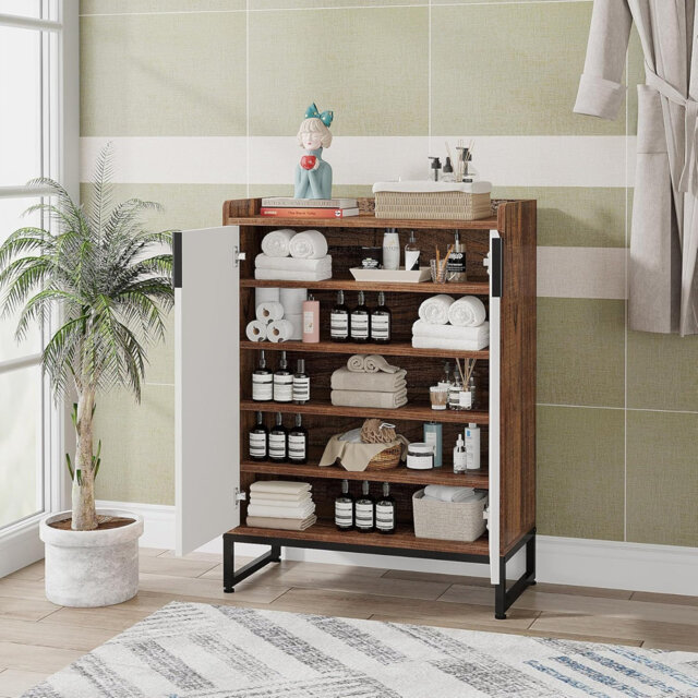 25 Pair Shoe Storage Cabinet