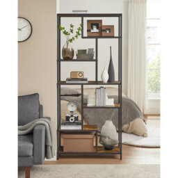 Akeiba 180 cm H x 80 cm W Steel Standard Bookcase