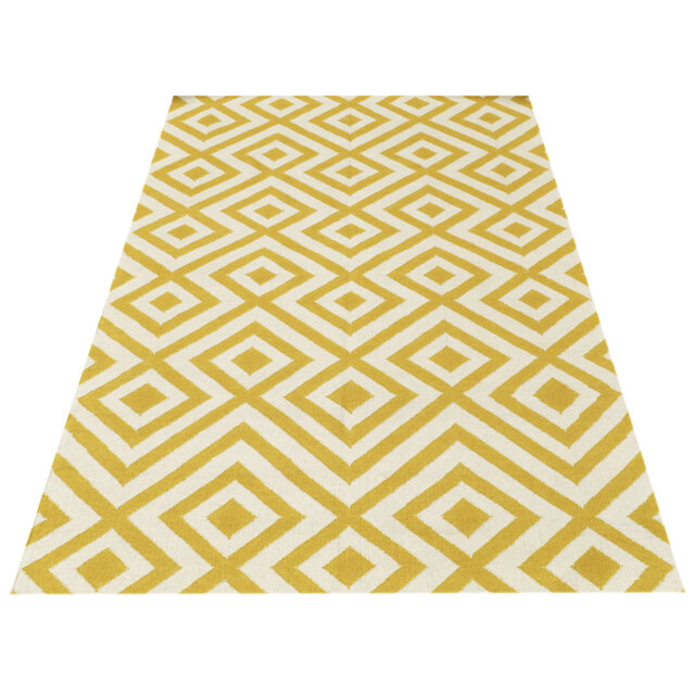 Luisa Hand-Woven Yellow Area Rug