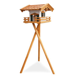 "Archie & Oscar ""Black Forest"" bird house, with silo and stand"