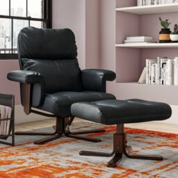 Yale 88cm Wide Swivel Ergonomic Recliner