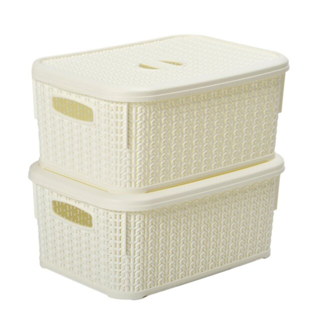 JVL Plastic Decorative Basket