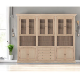 Boylan 240cm H x 300cm W Library Bookcase