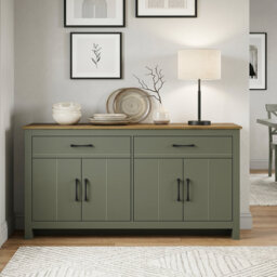 Alezae 4 Door 2 Drawer Multifunctional Sideboard