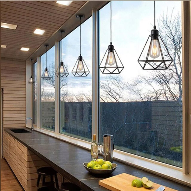 3 Pack Ceiling Light Wire Basket Metal Basket Pendant Lighting Ceiling Light Shade Lamp Shades Ceiling For Indoor Pendant Lights Ceiling Fitting Light