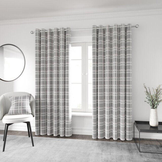 Harriet Lined Eyelet Room Darkening Curtains