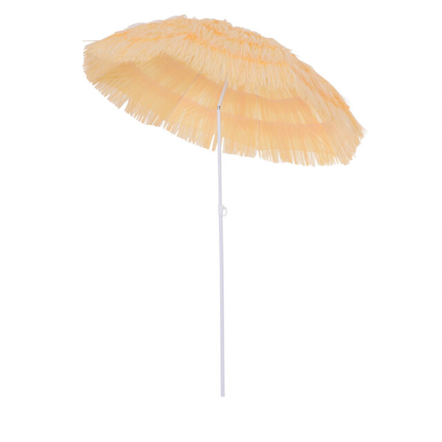 Brayam 160cm Beach Parasol with Crank Lift