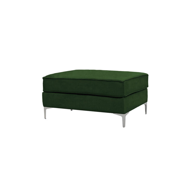 Giancarlo 93Cm Velvet Rectangle Footstool Ottoman