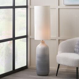 122cm Gloss Traditional Floor Lamp