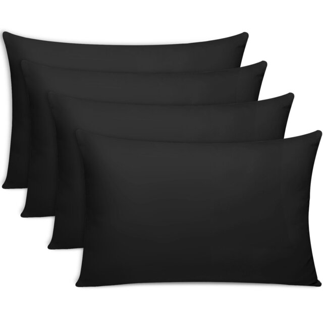 300 TC Egyptian Cotton Pillow Covers 4 Pack – Ultra-Soft, Breathable Luxury Pillowcases