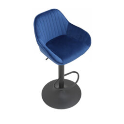 Kenery Swivel Upholstered Adjustable Height Counter Stool with Metal Frame